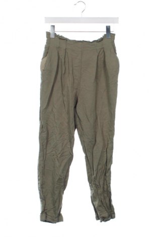 Pantaloni de femei Zara, Mărime XS, Culoare Verde, Preț 70,97 Lei