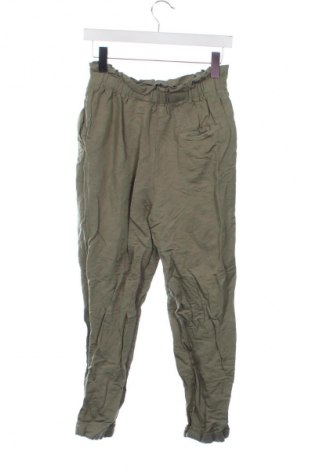 Pantaloni de femei Zara, Mărime XS, Culoare Verde, Preț 70,97 Lei