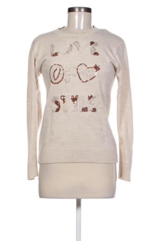 Pulover de femei Unbranded, Mărime M, Culoare Bej, Preț 76,32 Lei