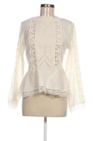 Damski sweter Zara, Rozmiar M, Kolor ecru, Cena 71,99 zł