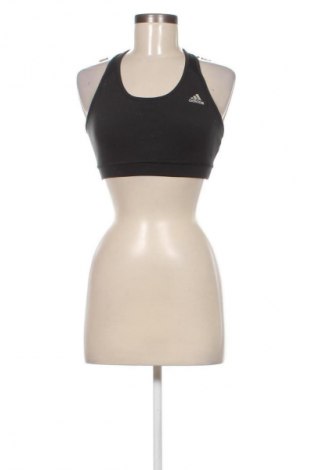 Damen Sporttop Adidas, Größe L, Farbe Schwarz, Preis 23,99 €