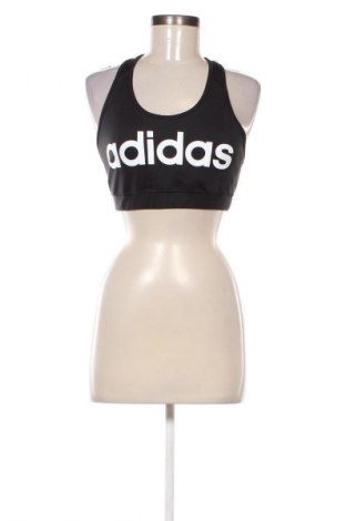 Damen Sporttop Adidas, Größe L, Farbe Schwarz, Preis 23,99 €
