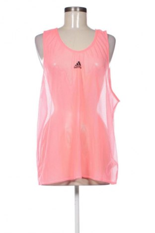 Γυναίκειο αθλητικό τοπ Adidas, Μέγεθος XL, Χρώμα Ρόζ , Τιμή 39,39 €