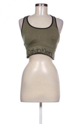 Damski sportowy top Calvin Klein, Rozmiar S, Kolor Złocisty, Cena 91,95 zł