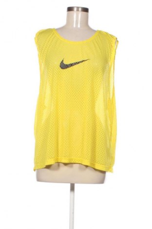 Γυναίκειο αθλητικό τοπ Nike, Μέγεθος L, Χρώμα Κίτρινο, Τιμή 21,99 €