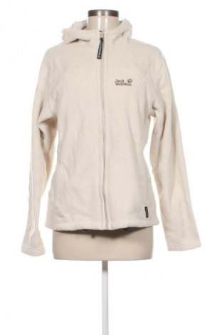 Damen Sweatshirt Jack Wolfskin, Größe L, Farbe Ecru, Preis 33,99 €