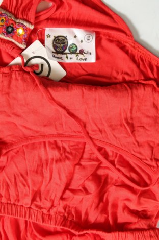 Damentop Peace + Love, Größe M, Farbe Rot, Preis € 18,99