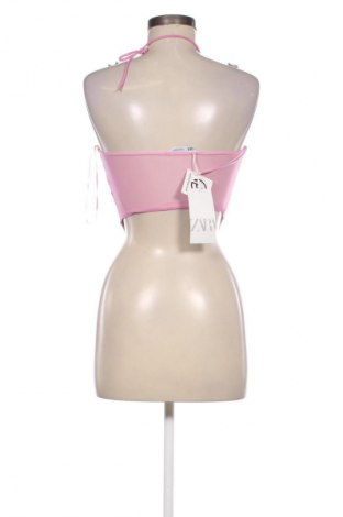 Top de femei Zara, Mărime S, Culoare Roz, Preț 122,50 Lei