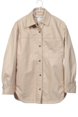 Dámská kožená bunda  H&M, Velikost XS, Barva Béžová, Cena  522,00 Kč