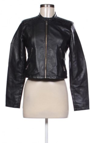 Damen Lederjacke Sinsay, Größe M, Farbe Schwarz, Preis 30,48 €