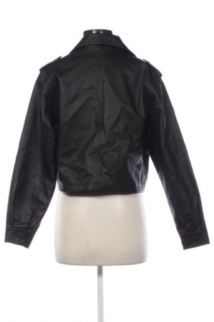 Damen Lederjacke Sinsay, Größe M, Farbe Schwarz, Preis 41,36 €