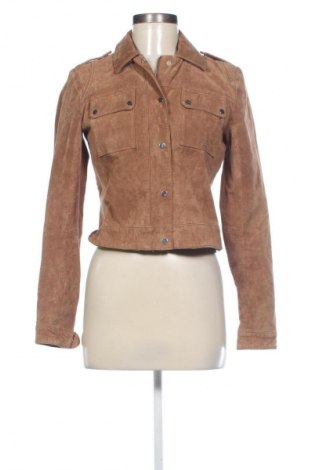 Damen Lederjacke Stradivarius, Größe M, Farbe Braun, Preis 49,62 €