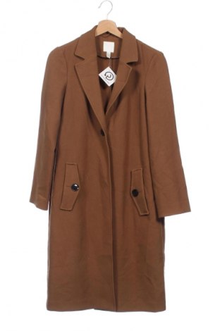 Palton de femei H&M, Mărime XS, Culoare Maro, Preț 196,99 Lei
