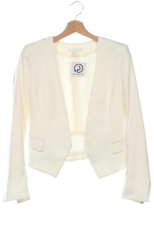 Sacou de femei H&M, Mărime XS, Culoare Alb, Preț 139,18 Lei