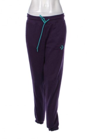 Damskie spodnie sportowe Converse, Rozmiar S, Kolor Fioletowy, Cena 94,00 zł