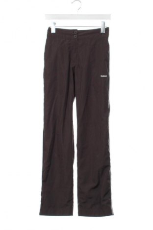 Дамско спортно долнище Reebok, Размер XS, Цвят Кафяв, Цена 41,99 лв.