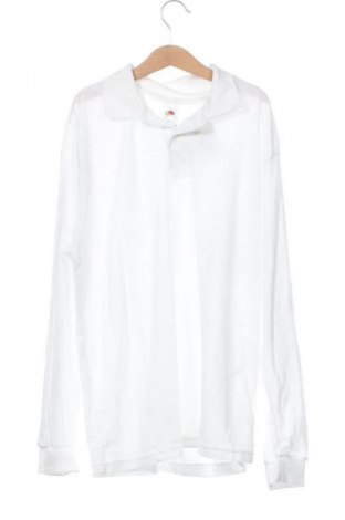 Dziecięca bluzka Fruit Of The Loom, Rozmiar 10-11y/ 146-152 cm, Kolor Biały, Cena 27,59 zł