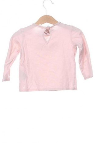 Dziecięca bluzka H&M, Rozmiar 9-12m/ 74-80 cm, Kolor Różowy, Cena 26,97 zł