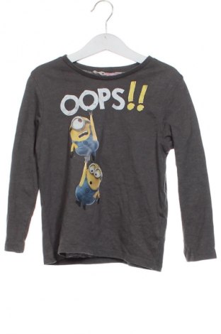 Kinder Shirt H&M, Größe 4-5y/ 110-116 cm, Farbe Grau, Preis 5,56 €