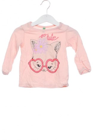 Kinder Shirt United Colors Of Benetton, Größe 6-9m/ 68-74 cm, Farbe Rosa, Preis 11,79 €