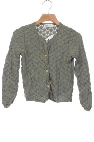 Detský kardigán H&M, Veľkosť 4-5y/ 110-116 cm, Farba Zelená, Cena  9,95 €