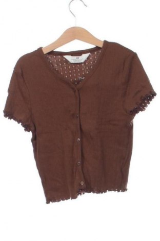 Kinder Strickjacke H&M, Größe 12-13y/ 158-164 cm, Farbe Braun, Preis 9,00 €