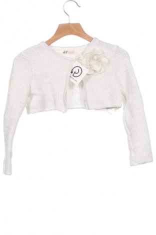 Kinder Strickjacke H&M, Größe 18-24m/ 86-98 cm, Farbe Weiß, Preis € 8,59