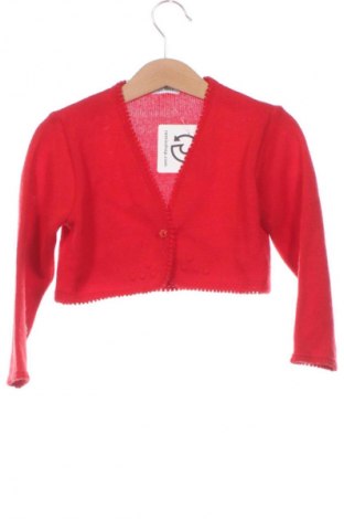 Kinder Strickjacke Unbranded, Größe 2-3m/ 56-62 cm, Farbe Rot, Preis € 11,99