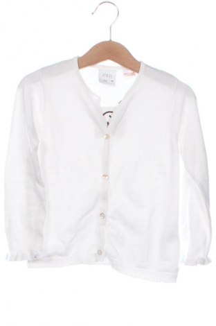 Pulover cu nasturi pentru copii Zara, Mărime 18-24m/ 86-98 cm, Culoare Alb, Preț 42,11 Lei