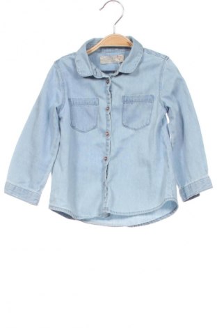 Kinderhemd Zara, Größe 18-24m/ 86-98 cm, Farbe Blau, Preis 7,12 €