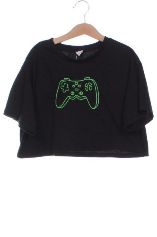 Dziecięcy T-shirt SHEIN, Rozmiar 12-13y/ 158-164 cm, Kolor Czarny, Cena 27,59 zł