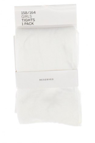 Kinder Socken Reserved, Größe 12-13y/ 158-164 cm, Farbe Weiß, Preis € 6,14