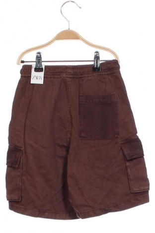 Detské krátke nohavice  Zara, Veľkosť 6-7y/ 122-128 cm, Farba Hnedá, Cena  10,00 €