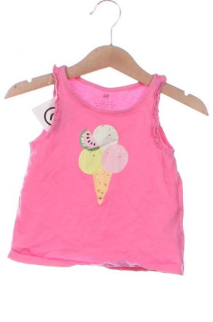 Detské tielko  H&M, Veľkosť 18-24m/ 86-98 cm, Farba Ružová, Cena  4,95 €