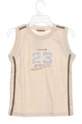 Μπλουζάκι αμάνικο παιδικό Unbranded, Μέγεθος 7-8y/ 128-134 εκ., Χρώμα  Μπέζ, Τιμή 8,24 €