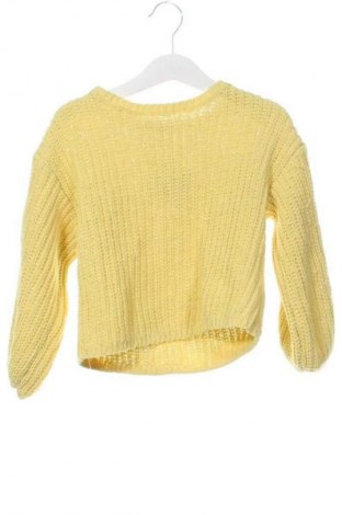 Детски пуловер H&M, Размер 4-5y/ 110-116 см, Цвят Жълт, Цена 17,99 лв.
