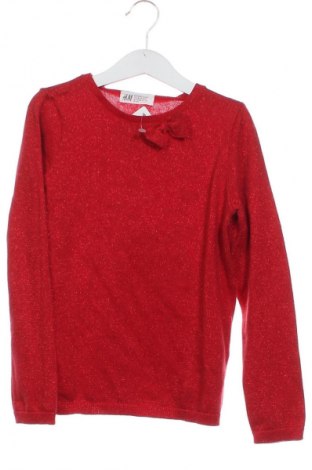 Gyerek pulóver H&M, Méret 6-7y / 122-128 cm, Szín Piros, Ár 3 358 Ft