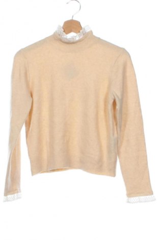 Kinderpullover Zara, Größe 13-14y/ 164-168 cm, Farbe Beige, Preis € 11,99