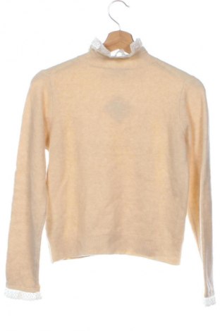 Kinderpullover Zara, Größe 13-14y/ 164-168 cm, Farbe Beige, Preis € 11,99