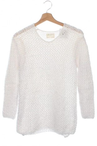 Kinderpullover Zara Trafaluc, Größe 12-13y/ 158-164 cm, Farbe Weiß, Preis € 8,03