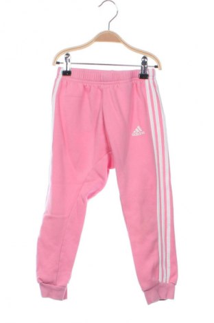 Dziecięce spodnie sportowe Adidas, Rozmiar 2-3y/ 98-104 cm, Kolor Różowy, Cena 209,66 zł