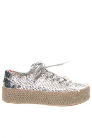 Espadrile CAFeNOIR, Mărime 36, Culoare Argintiu, Preț 163,29 Lei