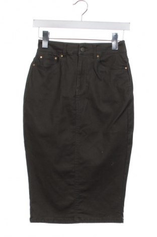 Kožená sukně  F&F, Velikost XS, Barva Zelená, Cena  291,00 Kč