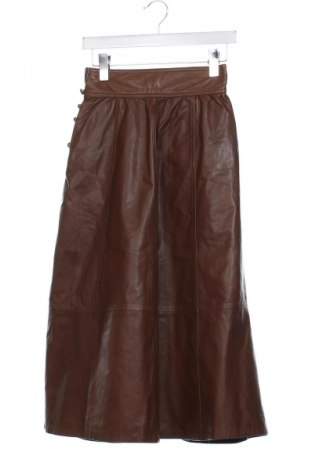 Skórzana spódnica Unbranded, Rozmiar XS, Kolor Brązowy, Cena 134,83 zł