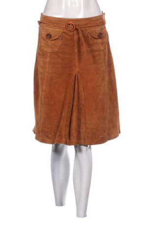 Bőrszoknya Vero Moda, Méret M, Szín Barna, Ár 17 835 Ft