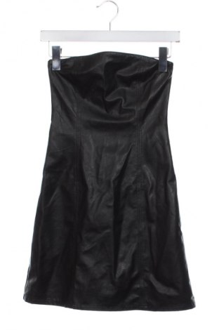 Δερμάτινο φόρεμα H&M Divided, Μέγεθος XS, Χρώμα Μαύρο, Τιμή 18,99 €