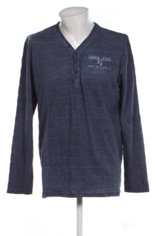 Męska bluzka Garcia Jeans, Rozmiar XXL, Kolor Niebieski, Cena 62,92 zł