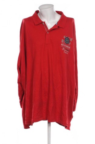 Męska bluzka Redfield, Rozmiar 5XL, Kolor Czerwony, Cena 88,99 zł
