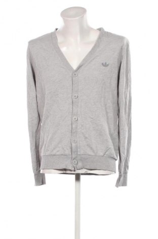 Herren Strickjacke Adidas Originals, Größe L, Farbe Grau, Preis € 43,99