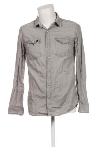 Herrenhemd Jack & Jones, Größe M, Farbe Grau, Preis € 23,99
